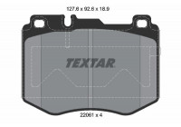 Brake Pad Set, disc brake 2206101 Textar