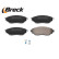 Brake pad set, disc brake 22087 00 703 00 Breck, Thumbnail 3