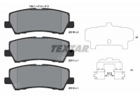 Brake Pad Set, disc brake 2211001 Textar