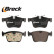 Brake pad set, disc brake 22141 00 554 00 Breck, Thumbnail 3