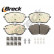 Brake pad set, disc brake 22218 00 701 00 Breck, Thumbnail 3