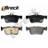 Brake pad set, disc brake 22231 00 702 10 Breck, Thumbnail 3