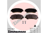 Brake Pad Set, disc brake 22347.185.1 Zimmermann