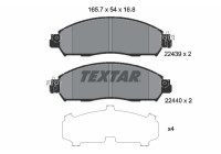 Brake Pad Set, disc brake 2243901 Textar
