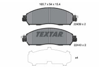 Brake Pad Set, disc brake 2243903 Textar