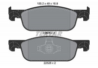 Brake Pad Set, disc brake 2252501 Textar