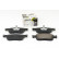 Brake pad set, disc brake 22593 00 703 00 Breck, Thumbnail 2
