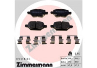 Brake Pad Set, disc brake 22930.170.2 Zimmermann