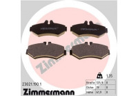 Brake Pad Set, disc brake 23021.190.1 Zimmermann