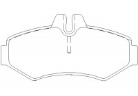 Brake Pad Set, disc brake 2302101 Textar