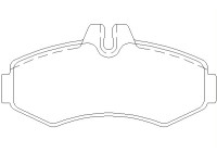 Brake Pad Set, disc brake 2302201 Textar
