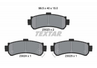 Brake Pad Set, disc brake 2302301 Textar