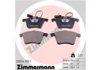 Brake Pad Set, disc brake 23034.190.1 Zimmermann