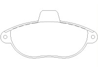 Brake Pad Set, disc brake 2304201 Textar