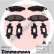 Brake Pad Set, disc brake 23046.155.1 Zimmermann