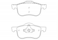 Brake Pad Set, disc brake 2307303 Textar