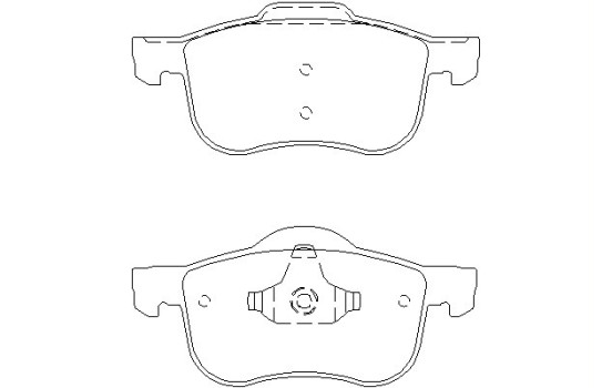 Brake Pad Set, disc brake 2307303 Textar