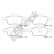 Brake pad set, disc brake 23076 00 702 00 Breck