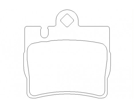 Brake Pad Set, disc brake 2307801 Textar