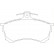 Brake Pad Set, disc brake 2308001 Textar