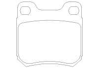 Brake Pad Set, disc brake 2309102 Textar