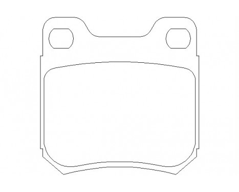 Brake Pad Set, disc brake 2309102 Textar
