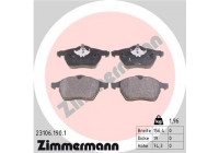 Brake Pad Set, disc brake 23106.190.1 Zimmermann