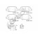 Brake pad set, disc brake 23138 00 704 00 Breck