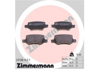Brake Pad Set, disc brake 23138.145.1 Zimmermann