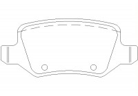 Brake Pad Set, disc brake 2313805 Textar