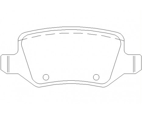 Brake Pad Set, disc brake 2313805 Textar