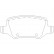 Brake Pad Set, disc brake 2313805 Textar