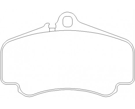 Brake Pad Set, disc brake 2313901 Textar