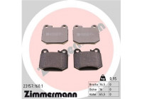 Brake Pad Set, disc brake 23157.160.1 Zimmermann