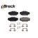Brake pad set, disc brake 23172 00 702 00 Breck, Thumbnail 3