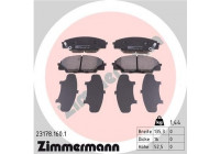 Brake Pad Set, disc brake 23178.160.1 Zimmermann