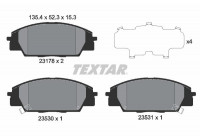 Brake Pad Set, disc brake 2317801 Textar