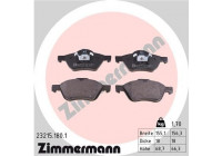 Brake Pad Set, disc brake 23215.180.1 Zimmermann