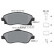 Brake Pad Set, disc brake 2322501 Textar, Thumbnail 2