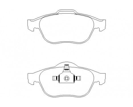 Brake Pad Set, disc brake 2324502 Textar