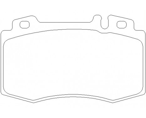 Brake Pad Set, disc brake 2327102 Textar