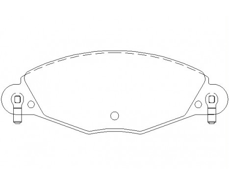 Brake Pad Set, disc brake 2327301 Textar