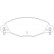 Brake Pad Set, disc brake 2327301 Textar