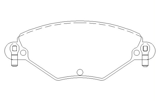 Brake Pad Set, disc brake 2327701 Textar