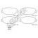 Brake pad set, disc brake 23279 00 701 10 Breck