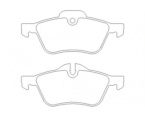 Brake Pad Set, disc brake 2328101 Textar