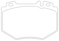 Brake Pad Set, disc brake 2328501 Textar