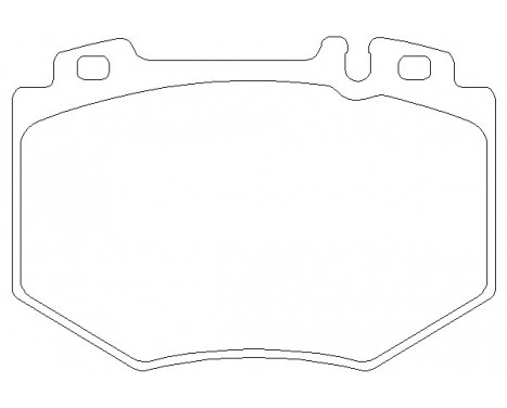 Brake Pad Set, disc brake 2328501 Textar