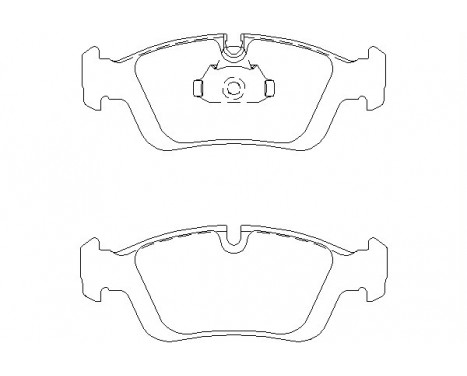 Brake Pad Set, disc brake 2328702 Textar