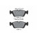 Brake Pad Set, disc brake 2328702 Textar, Thumbnail 2